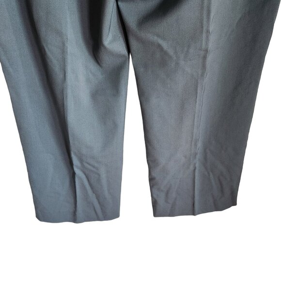 Everlane Pants 14 Women's Teal Blue Green Wide Leg Wool Blend - Picture 9 of 11